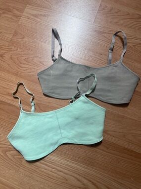 2 Fabletics low impact sports bras